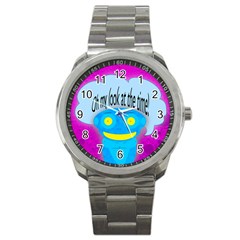 Oh My Look At The Time! Sport Metal Watch by Contest1775858