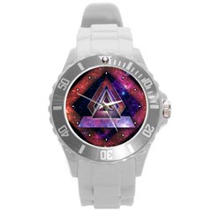 Galaxy Time Plastic Sport Watch (large) by Contest1775858