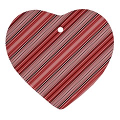 Lines Heart Ornament by Siebenhuehner