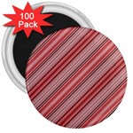 Lines 3  Button Magnet (100 pack) Front