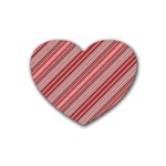 Lines Drink Coasters 4 Pack (Heart)  Front