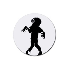 Zombie Boogie Drink Coaster (round)