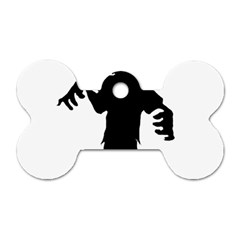 Zombie Boogie Dog Tag Bone (one Sided)