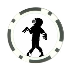 Zombie Boogie Poker Chip by willagher