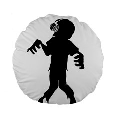 Zombie Boogie 15  Premium Round Cushion 