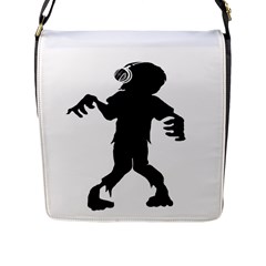 Zombie Boogie Flap Closure Messenger Bag (large)