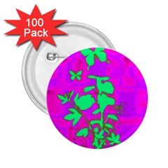 Butterfly 2.25  Button (100 pack)