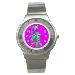 Butterfly Stainless Steel Watch (Slim)