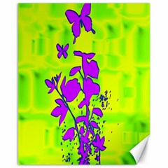 Butterfly Green Canvas 16  X 20  (unframed)