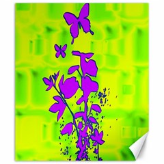 Butterfly Green Canvas 20  X 24  (unframed) by uniquedesignsbycassie