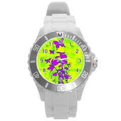 Butterfly Green Plastic Sport Watch (large)