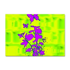 Butterfly Green A4 Sticker 10 Pack