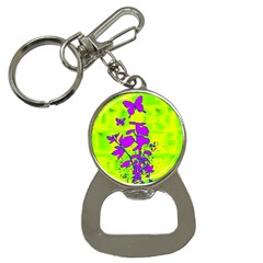 Butterfly Green Bottle Opener Key Chain