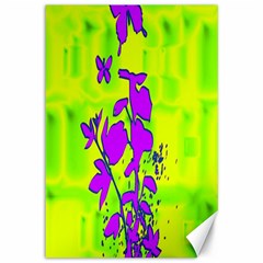 Butterfly Green Canvas 12  X 18  (unframed)