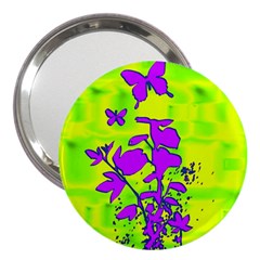 Butterfly Green 3  Handbag Mirror