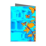 Butterfly Blue Mini Greeting Card Right