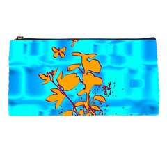 Butterfly Blue Pencil Case