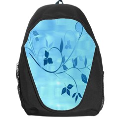 Floral Blue Backpack Bag