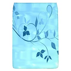 Floral Blue Removable Flap Cover (large)