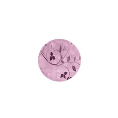 Floral Purple 1  Mini Button by uniquedesignsbycassie