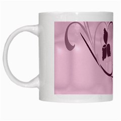 Floral Purple White Coffee Mug