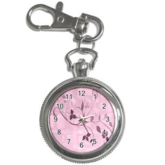 Floral Purple Key Chain & Watch