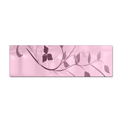 Floral Purple Bumper Sticker by uniquedesignsbycassie