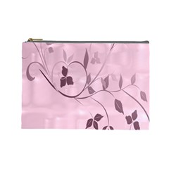 Floral Purple Cosmetic Bag (large)