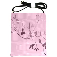 Floral Purple Shoulder Sling Bag