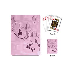 Floral Purple Playing Cards (mini)