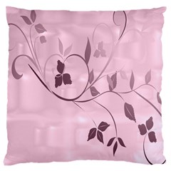 Floral Purple Large Cushion Case (single Sided) 