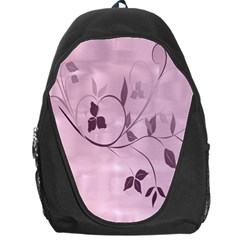 Floral Purple Backpack Bag