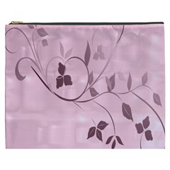 Floral Purple Cosmetic Bag (xxxl)