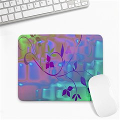 Floral Multicolor Small Mouse Pad (rectangle) by uniquedesignsbycassie