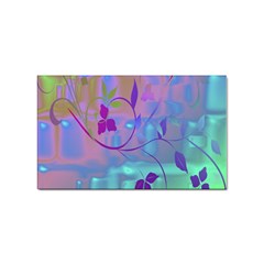 Floral Multicolor Sticker 10 Pack (rectangle)