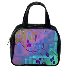 Floral Multicolor Classic Handbag (one Side)