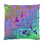 Floral Multicolor Cushion Case (Single Sided)  Front