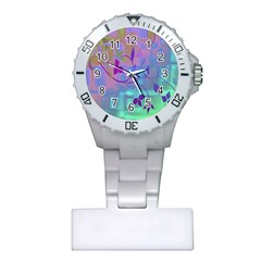 Floral Multicolor Nurses Watch by uniquedesignsbycassie