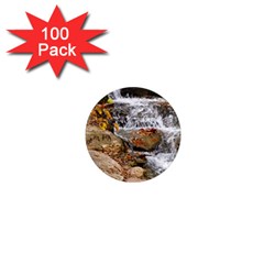 Waterfall 1  Mini Button Magnet (100 Pack)