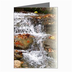 Waterfall Greeting Card by uniquedesignsbycassie