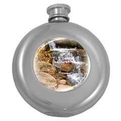 Waterfall Hip Flask (round)