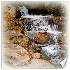 Waterfall Canvas 12  X 12  (unframed) by uniquedesignsbycassie