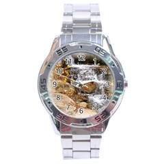 Waterfall Stainless Steel Watch by uniquedesignsbycassie