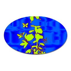 Butterfly Blue/green Magnet (oval)