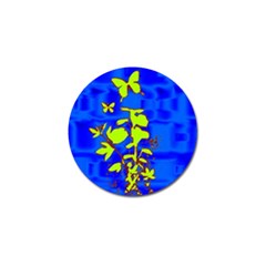 Butterfly Blue/green Golf Ball Marker