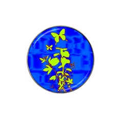 Butterfly Blue/green Golf Ball Marker 4 Pack (for Hat Clip) by uniquedesignsbycassie