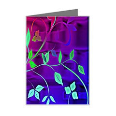 Floral Colorful Mini Greeting Card