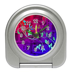 Floral Colorful Desk Alarm Clock