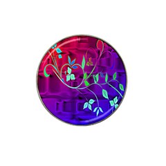 Floral Colorful Golf Ball Marker (for Hat Clip)