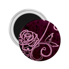 Rose 2 25  Button Magnet